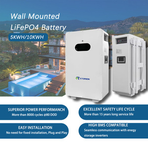 LiFePO4 Pin Lithium Battery Pack di động nhà năng lượng lưu trữ hệ thống năng lượng mặt trời điện gắn trên tường pin lithium - Product Image 3