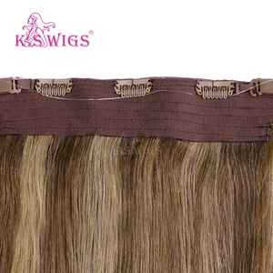 K.SWIG Vente en gros directe usine de cheveux chinois pour extensions capillaires 100% Remy à cuticules alignées, tissage double fait à la machine - Product Image 5