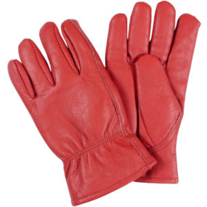 ถุงมือขับรถหนังแพะแท้คุณภาพพรีเมียม กันลื่น ระบายอากาศได้ดี ยืดหยุ่น ถุงมือทำงานเพื่อความปลอดภัยในอุตสาหกรรม ถุงมือหนังผสมผ้าฝ้าย - Product Image 4