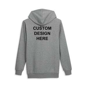 เสื้อฮู้ดแบบสวมหัวโอเวอร์ไซส์ผ้าคอตตอน100% พรีเมี่ยมปักและพิมพ์โลโก้ที่กำหนดเอง - Product Image 2