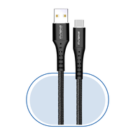 Vente en gros 65W USB Type C Câble de micro-données Charge rapide Cordon de chargeur d'extension USB pour téléphones mobiles Android de l'Inde