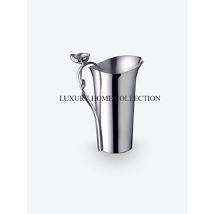 Vintage metal fancy beverage <b>jug</b> with intricate detailing and an exquisite handle ideal for classic and modern interiors - Product Image 6