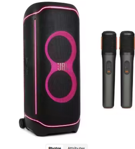 NUEVO PARTYBOX ULTIMATE Altavoz Inalámbrico Portátil con Efectos de Iluminación y 2 Micrófonos Inalámbricos - Product Image 1