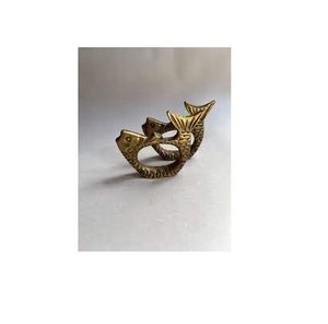 Solid Brass Napkin Ring Latest Mini Bee Design Silver Coating 100% Real Brass Napkin Ring for Wholesale Price - Product Image 2