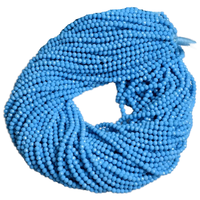 Vente en gros de petites pierres précieuses rondes de 2mm 3mm de turquoise naturelle, perles de turquoise bleue en vrac pour la fabrication de bijoux