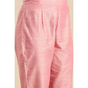 Pink Heavy Embroidered <b>Kurta</b> Set with Dupatta for <b>Women</b> Bollywood & Pakistani Style Ethnic Wear for Party Salwar Kameez Stitched - Product Image 4