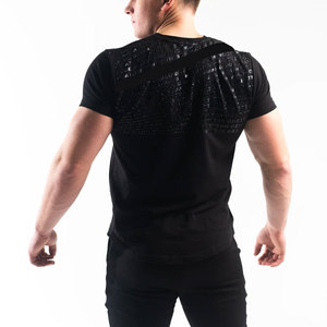 Nouveautés fabriqués en usine T-shirts hip-hop de haute qualité pour hommes Meilleures ventes T-shirts à manches courtes imprimés pour hommes - Product Image 2