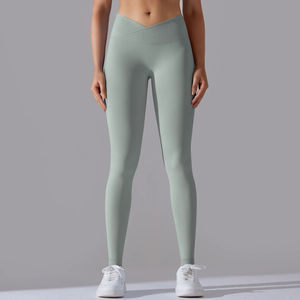 High Quality Women's Yoga Pants <b>Leggings</b> Set New Arrival High Waist Hip Lifting Fitness Clothing Sporty Wholesale High <b>Leggings</b> - Product Image 4