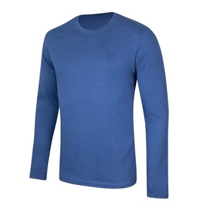 Oferta Especial Camiseta de Manga Larga para Hombre, Tejido Grueso, Diseño Personalizado, Color Sólido, Hecha en Bangladesh - Product Image 5