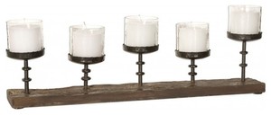 Candelabro de diseño de cristal para decoración del hogar, soporte de vela brillante para interior y exterior, votivo - Product Image 2