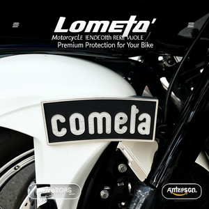 Guardabarros para Motocicleta 'Cometa' con Emblema, Protección Premium para tu Moto - Product Image 3