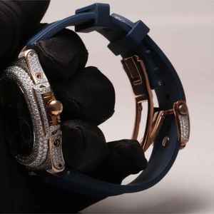 นาฬิกากลไกสำหรับผู้ชาย, เคสกระจกแฟชั่นหรูหราหรูหรากันน้ำ - Product Image 2