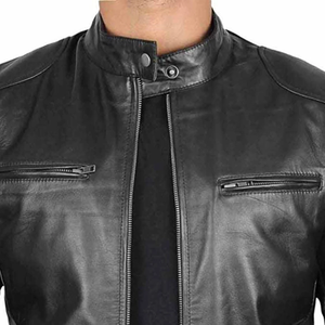 แจ็กเก็ตหนังสำหรับผู้ชาย2025ใหม่แจ็กเก็ตหนังระบายอากาศได้ดีกันลมแฟชั่นสำหรับฤดูหนาว - Product Image 5