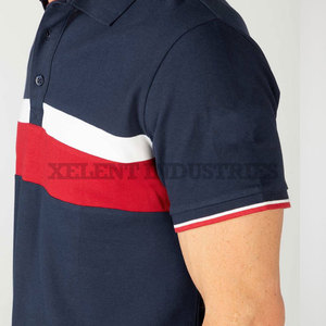 Chemises polo demi-manches pour hommes Vêtements d'équitation de couleur unie à séchage rapide avec logo personnalisé Top Vêtements pour hommes - Product Image 5