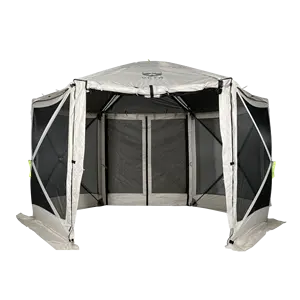 Tenda luar ruangan, tenda luar ruangan oktaten 3619L dapat terhubung ke kendaraan, perlengkapan berkemah populer mudah dipasang