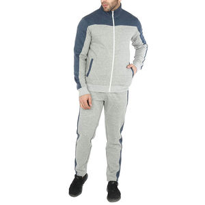 Streetwear d'hiver pour hommes, ensemble de survêtements d'entraînement solides et lourds 100% coton, ensemble de survêtements de gym et de jogging, vente en gros - Product Image 1