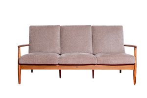 Ensemble de canapé modulaire moderne en 4 pièces Edda en bois de melaleuca, rembourrage en éponge, revêtement en tissu pour salon, appartement, centre commercial, hôtel, villa, meubles - Product Image 2