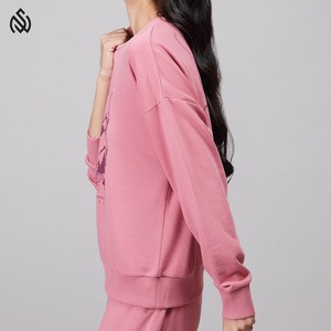 Sudadera con capucha de cuello redondo de gran tamaño, transpirable anticontracción Jersey de invierno, sudadera delantera larga para otoño - Product Image 3