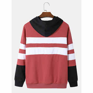 Sweat à capuche pour homme, tendance, logo personnalisé brodé, grande taille, sweat à capuche pour tenues décontractées d'hiver confortables - Product Image 3