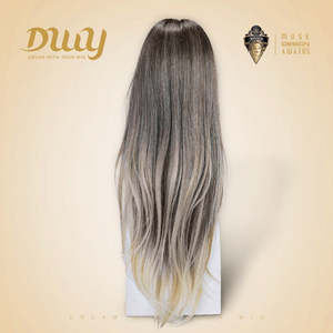 Olive-DWY for Ombre <b>Brown</b> and Blonde Synthetic <b>Wig</b> with Free Part Lace Front Curly Synthetic <b>Wig</b> - Product Image 3