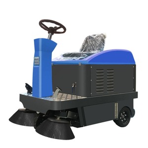 Balayeuse autoportée de haute qualité 41 Ride on Floor Sweeper 48V avec bac de 16 gallons et accessoires complets - Product Image 1