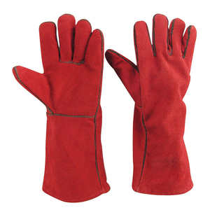 Guantes de Soldadura de Piel de Vacuno de Primera Calidad / Guantes de Trabajo, Guantes de Soldadura / Guantes de Soldadura en Piel de Vacuno - Product Image 1