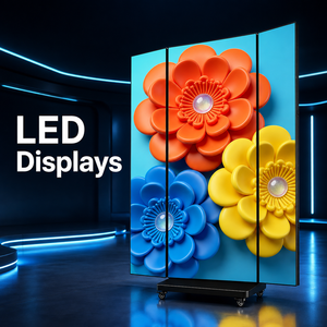 หน้าจอ LED เมทริกซ์ จอ LED แบบเคลื่อนที่ จอแสดงผล LED แบบโปร่งใส - Product Image 1