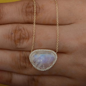 สร้อยคอจี้เพชรปูพื้นคุณภาพธรรมชาติจากผู้จัดจําหน่ายในอินเดีย - Product Image 2