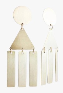 Pendientes de estilo Simple estético de moda gancho geométrico de Metal elegante accesorios de disfraz de moda suministro de accesorios - Product Image 6