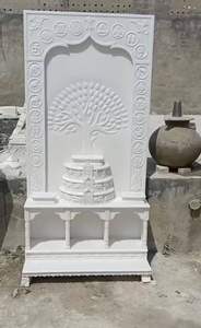 ของตกแต่งบ้านจิตวิญญาณทำจากหินอ่อนรูปวิหารหินอ่อนสีขาวพรีเมี่ยม - Product Image 6