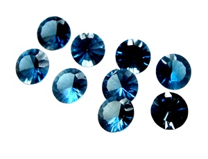 Topaze bleue naturelle de forme brillante ronde personnalisée pierres précieuses en vrac de qualité supérieure pour la fabrication de bijoux - Product Image 4