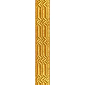 Encaje hilo dorado Mylar trenza encaje oro trenzas lingotes alambre trenzado encaje para uniformes de oficiales ceremoniales - Product Image 4
