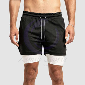 Con diseño propio, último estilo, 2025, ropa de gimnasio cómoda, respetuosa con el medio ambiente, tela de tacto suave, pantalones cortos deportivos para entrenamiento físico - Product Image 1