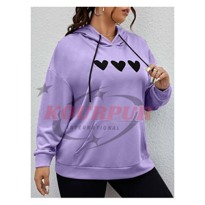 Nouveau sweat à capuche tendance et élégant pour femmes à prix raisonnable avec poches aux couleurs claires - Product Image 4