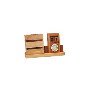 Calendario de madera de pino clásico hecho a mano Calendario de madera decorativo de Navidad Calendario hecho a mano de madera único - Product Image 3