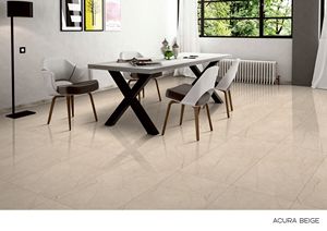 Haute qualité Carrara 600x1200 porcelaine polie émaillée marbre brillant carreaux de sol gris brillant salon grand décor carrelage - Product Image 4
