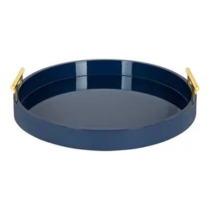 ถาดเสิร์ฟไม้มะม่วงพร้อมที่จับโลหะดีไซน์ล่าสุดจานไม้สำหรับเสิร์ฟอาหารในบ้านห้องครัวโรงแรมและร้านอาหาร - Product Image 3