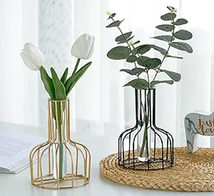 แจกันแก้วภาชนะเหล็กทรงศิลปะทำมือเป็นมิตรกับสิ่งแวดล้อม - Product Image 3