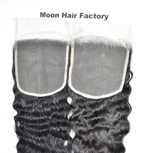 100% Commandez en ligne maintenant, produit naturel, cheveux humains indiens bruts, fermeture de temple, ondulés, doux et soyeux, provenant d'une usine exclusive, en vente - Product Image 2