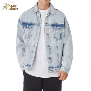 Full Fur Long Sleeve Cowboy Denim <b>Jacket</b> Men Front Pockets Street Wear Denim Jeans <b>Jacket</b> for <b>Boys</b> - Product Image 3