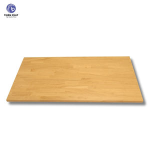 Plan de travail en bois de hévéa, finition huilée, qualité AC, 25x120 pouces, fabriqué au Vietnam, épaisseur personnalisable : 1,25 à 1,5 pouces - Product Image 5