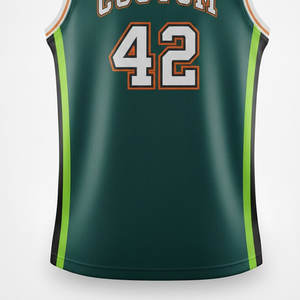 เสื้อบาสเก็ตบอลแบบซับลิเมชั่นสำหรับผู้ชาย ออกแบบกราฟิกทีมได้ตามต้องการ ผ้าตาข่ายทนทานสำหรับการเล่นระดับมืออาชีพ - Product Image 3