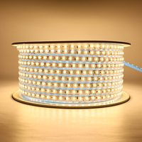 Bande lumineuse LED sans fil haute tension en PVC, Plug&Play, 220V, 2835, 120 LED/m, 9W/m, 900lm, IP65, découpe à 100mm, pour usage paysager, CERoHS
