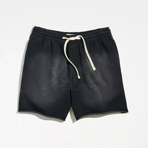 Short en jean délavé sur mesure High Street couleur unie nouveau style pour une utilisation en salle de sport fabriqué au Pakistan - Product Image 1