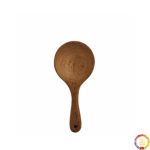 <b>Wooden</b> spoon natural acacia wood <b>cooking</b> and serving <b>utensil</b> handmade kitchen tool from Vietnam - Product Image 1