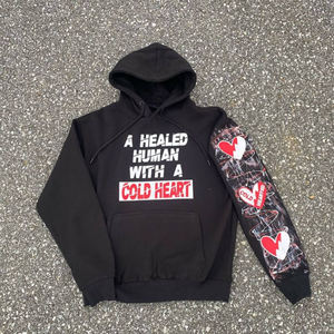 ชุดวอร์มลำลองแบบมีฮู้ดสำหรับผู้ชาย คุณภาพสูง ผลิตตามสั่ง (OEM) ผ้าฝ้าย 100% สำหรับฤดูหนาว (ผ้าฟลีซ) 280-300 GSM - Product Image 1