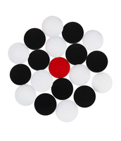 HRM Jeu de pièces et de marteaux de carrom personnalisables de haute qualité – Couleurs vives, glisse fluide, logo et taille personnalisés, jeu de table, cadeau