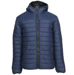 100% Polyester Bomber Veste Plus La Taille Vêtements D'hiver Fermeture Éclair Style Décontracté Couleur Unie Toile Matériel - Product Image 6