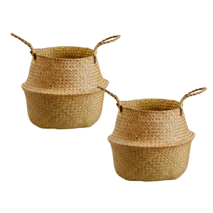 PANIERS DE POIDS DE MER personnalisables Plusieurs tailles de paniers de paille pour des solutions personnalisées d'organisation et de stockage à domicile - Product Image 1