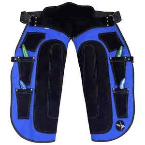 Delantales de herrero protectores duraderos Delantal de herrería de cuero profesional personalizado Delantal de ropa de trabajo - Product Image 1